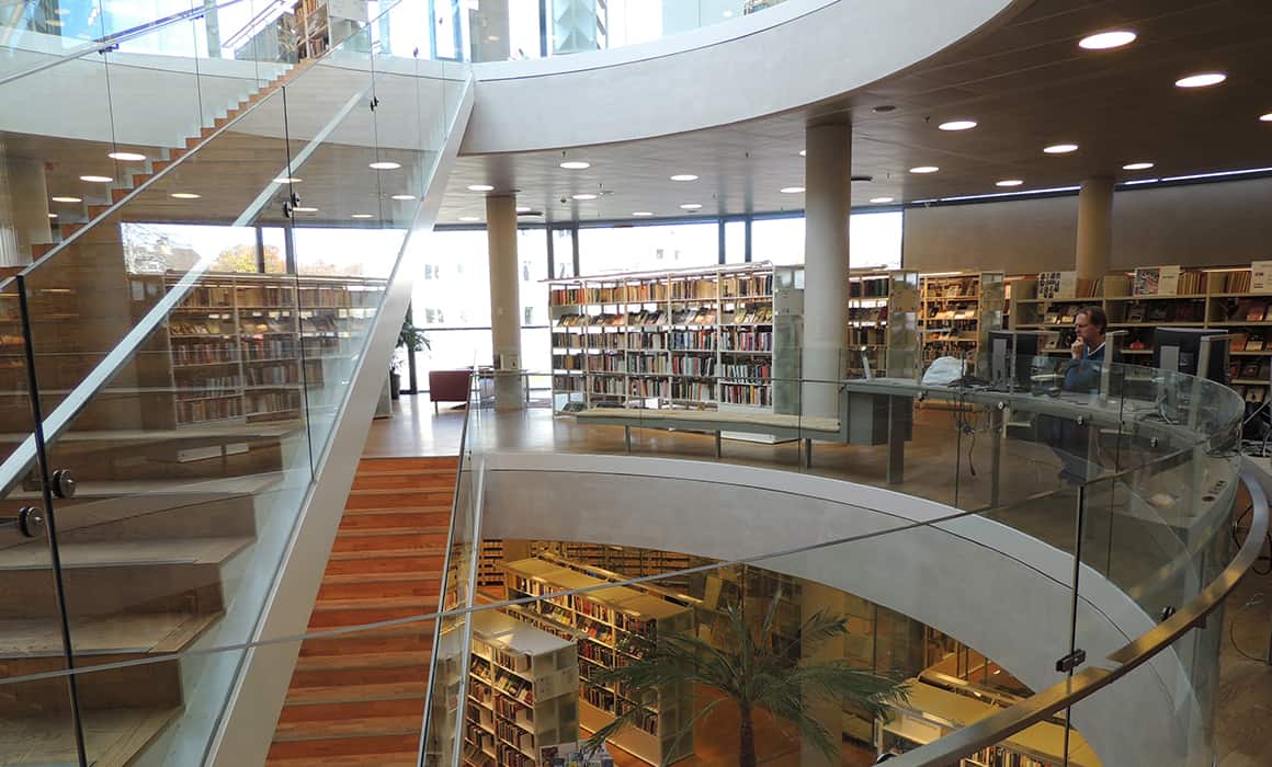 Insidan av Växjö Stadsbibliotek