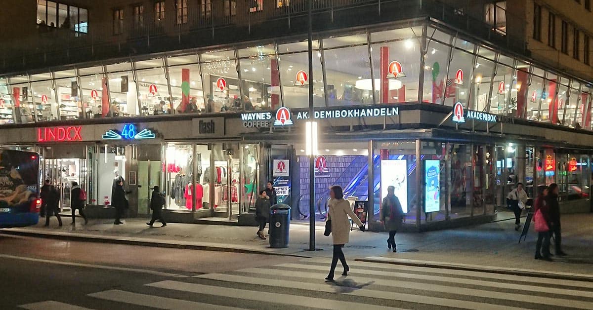 Akademibokhandeln Hötorget.