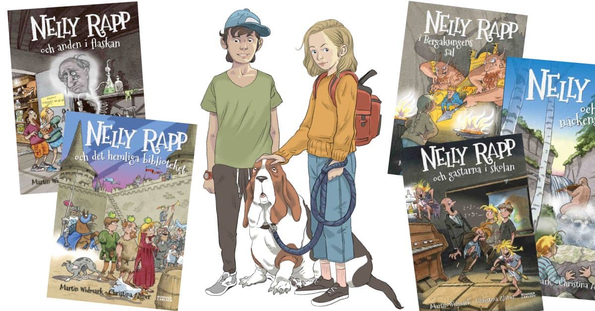 Emil Maxén tar över som illustratör för Nelly Rapp – alla 20 böcker ges ut  på nytt 