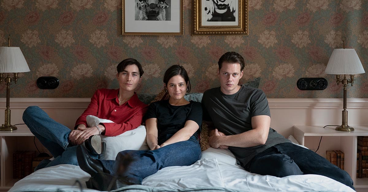 Gustav Lindh, Asta Kamma August och Bill Skarsgård