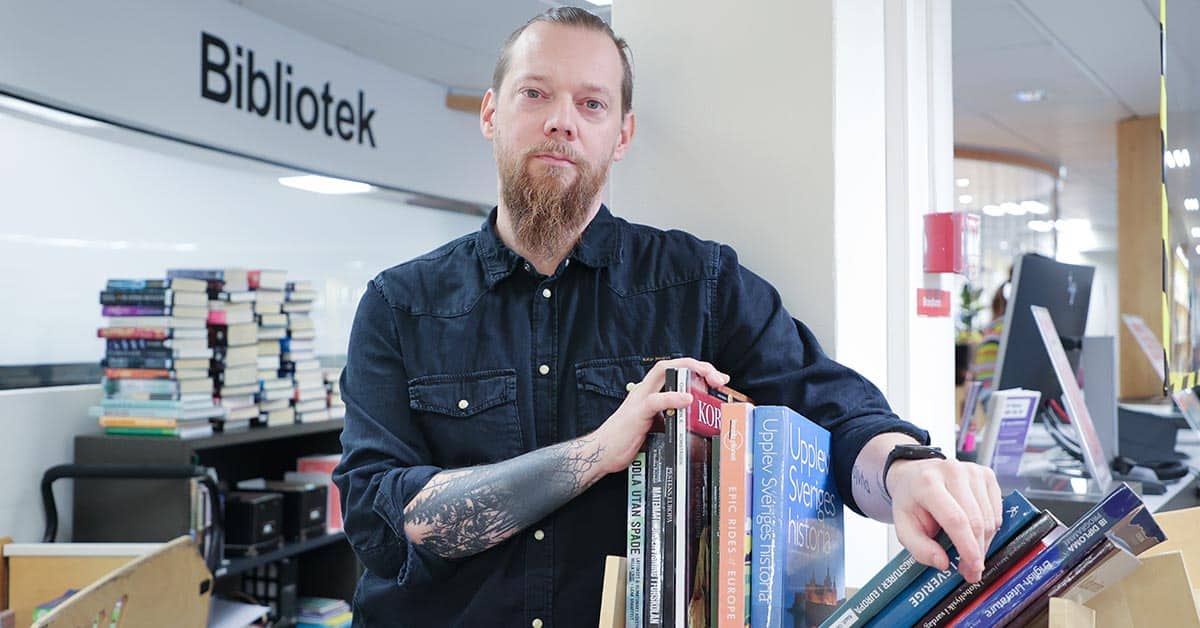 Daniel Forsman, stadsbibliotekarie i Stockholm