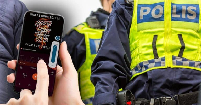 Ljudbok på för hög volym fick polisen att rycka ut i Katrineholm
