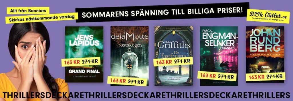 BookOutlet - Sommarens spänning till billiga priser!