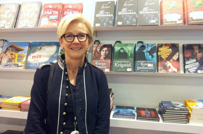 Lena Andersson, vd och förlagschef på Berghs. Foto: Anna von Friesen.