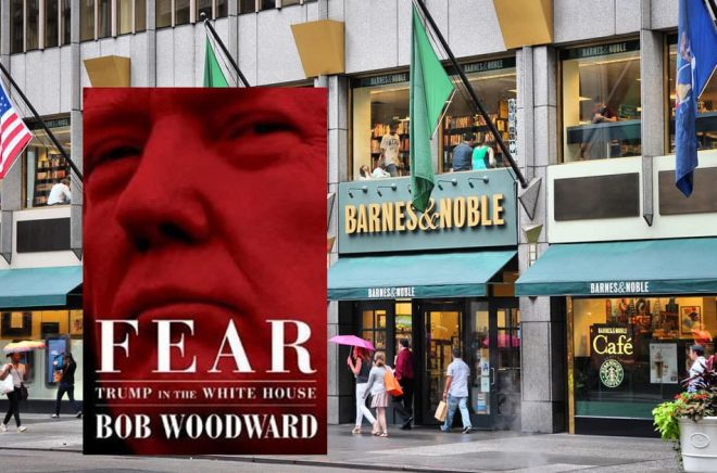 Den nya boken Fear om Donald Trump har blivit en bästsäljare, bland annat på Barnes & Noble. Foto: iStock.