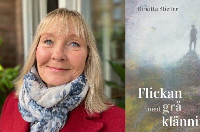 Birgitta Stiefler debuterar med boken Flickan med grå klänning. Foto: Privat