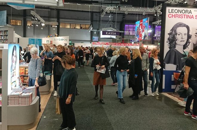 Bokmässan i Göteborg 2019. Nu undrar alla hur det blir med 2020 års mässa - om den går att genomföra och i så fall i vilken form med tanke på coronapandemin. Foto: Boktugg.