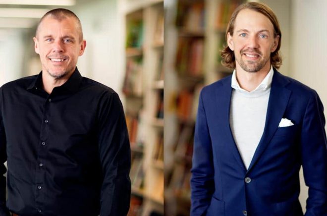Kent Karlsson, CIO och Rickard Lundqvist, affärsutveckling Bokus Play är två nya ansikten på Bokusgruppen. Pressbild.