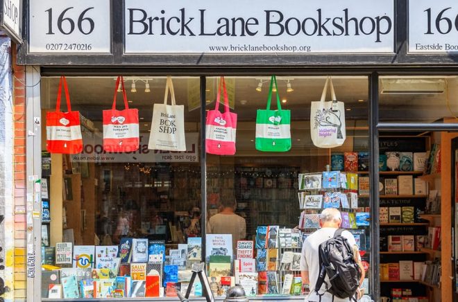 En oberoende bokhandlare i London är Brick Lane Bookshop på … just det, Brick Lane. Foto: iStock.