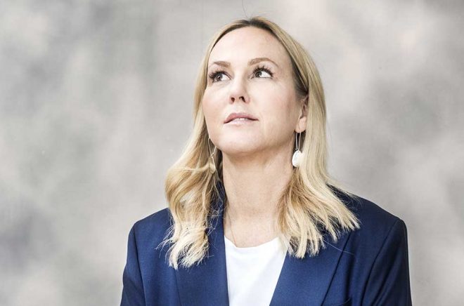 Camilla Grebe får återigen pris för att ha skrivit Årets bästa kriminalroman. Foto: Ulrica Zwenger.