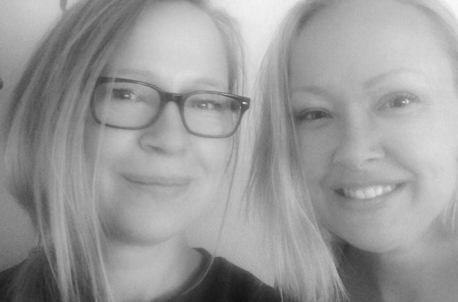 Systrarna Camilla Hindborg och Erica Hindborg. Foto: Privat