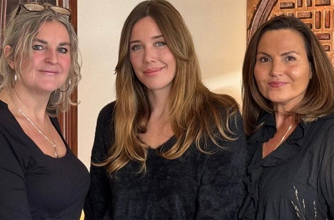 Alexandra Lidén, Cassandra Brunstedt och Alexandra Torstendahl. Foto: Barbara Lidholt.