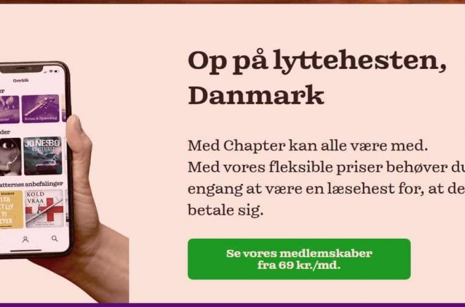 Gyldendals ljudbokstjänst Chapter inleder ett nytt samarbete med mobiloperatören Telmore.