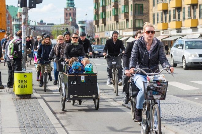 Danska cyklister - en potentiell målgrupp för Nextory när de lanserar i Danmark? Foto: iStock.