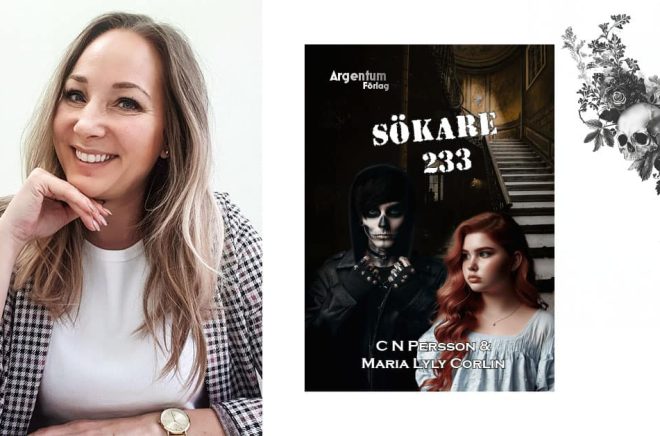 Författaren Maria Lyly Corlin som boken Sökare 233 tillsammans med C N Persson