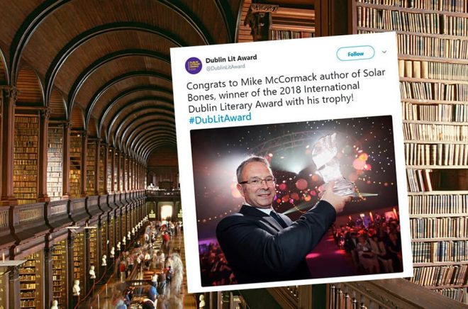 Mike McCormack fick International Dublin Literary Award 2018. Nomineringen gjordes av bibliotekarier. I bakgrunden syns The Library of Trinity College Dublin. Foto: iStock.