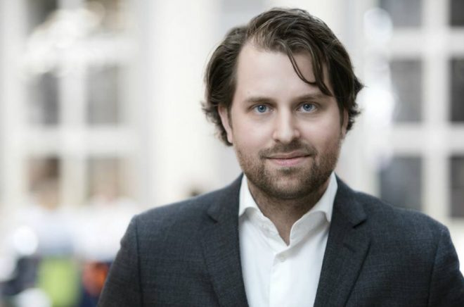 Erik Wikberg, forskare vid Handelshögskolan i Stockholm och rapportförfattare till Bokförsäljningsstatistiken. Foto: Nicklas Gustafsson