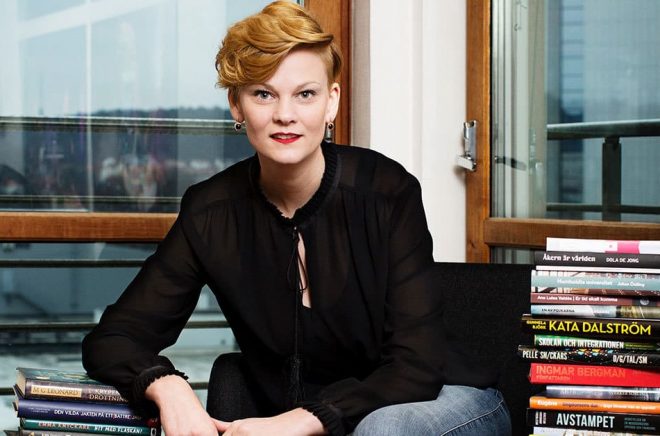 Frida Edman, affärschef för sektor Kultur & Media inom Svenska Mässan, vilket innebär att hon är ordinarie mässansvarig för Bokmässan. Foto: Svante Örnberg.