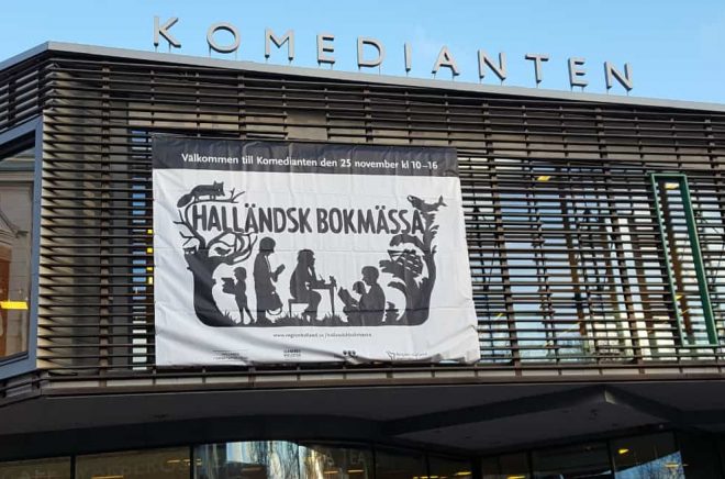 I år hålls Halländsk bokmässa på Varbergs stadsbibliotek.