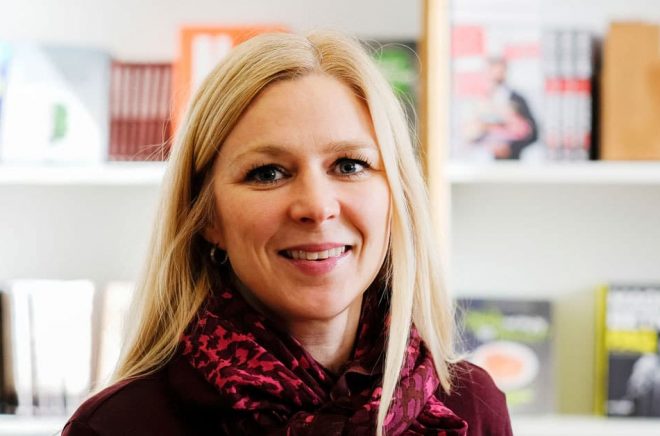 Helena Nord, marknadschef på förlaget Roos & Tegnér.