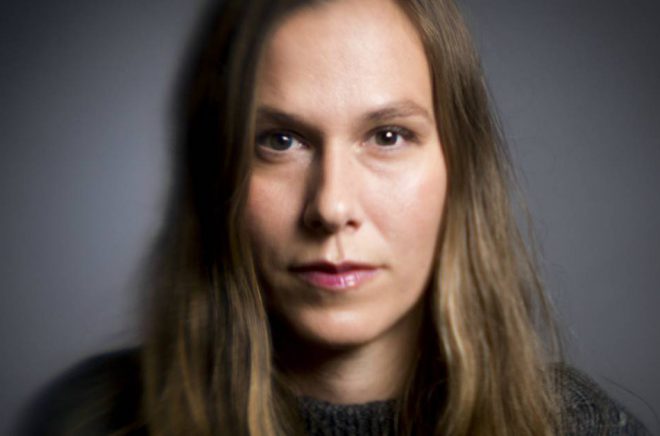 Nina Ivarsson är nominerad till Nordiska rådets barn- och ungdomslitteraturpris 2019 för sin debutroman Risulven Risulven. Foto: Göran Segeholm 2017