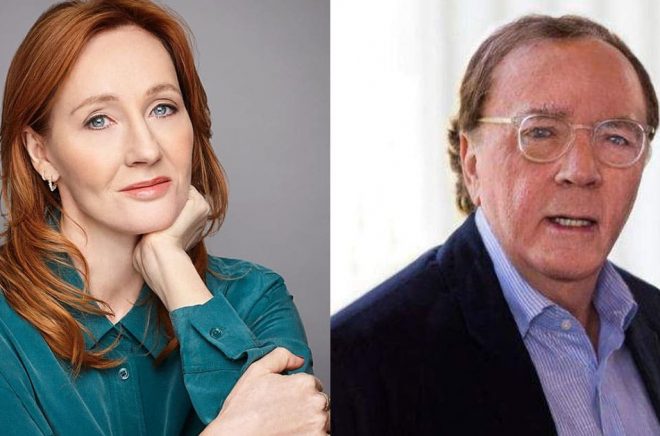 JK Rowling (foto: Debra Hurford Brown/pressbild Rabén & Sjögren) och James Patterson (foto: pressbild) är världens två bäst betalda författare enligt tidningen Forbes.