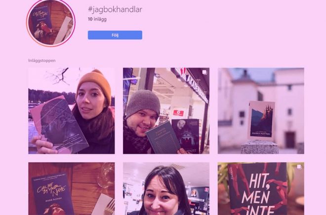 Den nya kampanjen #jagbokhandlar drog igång på Instagram på torsdagskvällen. Flera författare och andra bokälskare uppmanar folk att spendera lönen i sin lokala bokhandel och sedan lägga upp på Instragram.