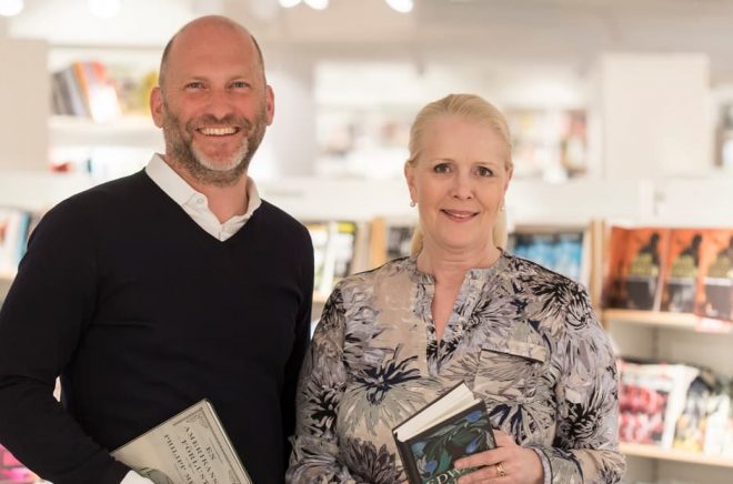 Mårten Andersson, VD  Volati och Maria Hamrefors, VD Akademibokhandeln. Fotograf: Niclas Liedberg