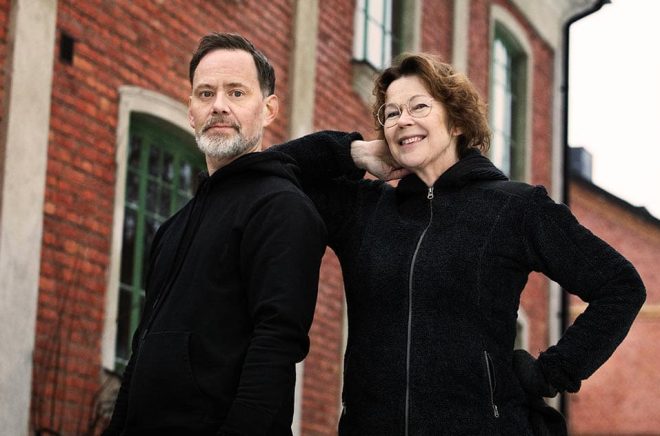 Ådalens Litteraturfestival, som startades av författarna Tove Alsterdal och Mats Jonsson 2023, lockade det året över tusen besökare från hela landet till Sandslån. Foto: Frida-Sjögren.