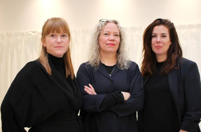 Tove Andersdotter, Anna Öqvist Ragnar och Sofia Falk har startat Prolog Produktion. Bild: Julia Hanberg