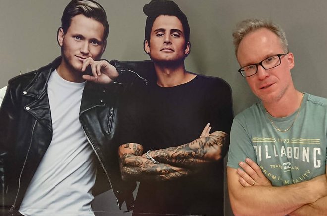 Samir, Viktor och Claes Ericson på Bokmässan 2018. Då hade artistduons bok ännu inte kommit ut - men den finns redan på Bokrean 2019. Foto: Sölve Dahlgren.