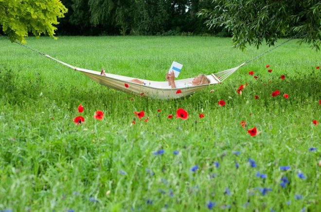 En god bok i hängmattan och härligt sommarväder. Kan det bli bättre? Foto: iStock.