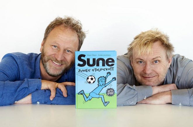 Sören Olsson och Anders Jacobsson – en omåttligt populär författarduo.