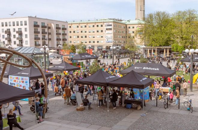 Stockholms bokhelg blev en folkfest - men upptäckte gemene man evenemanget? Foto: Kristina Svensson.