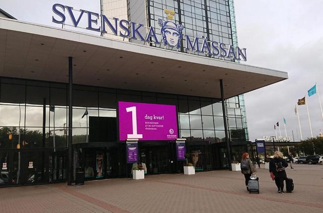 Svenska Mässan i Göteborg drabbas hårt av coronakrisen. Ett flertal mässor under mars, april och maj har fått flyttas fram i tiden. Koncernen har tvingats varsla 300 av 900 anställda. Foto: Boktugg.