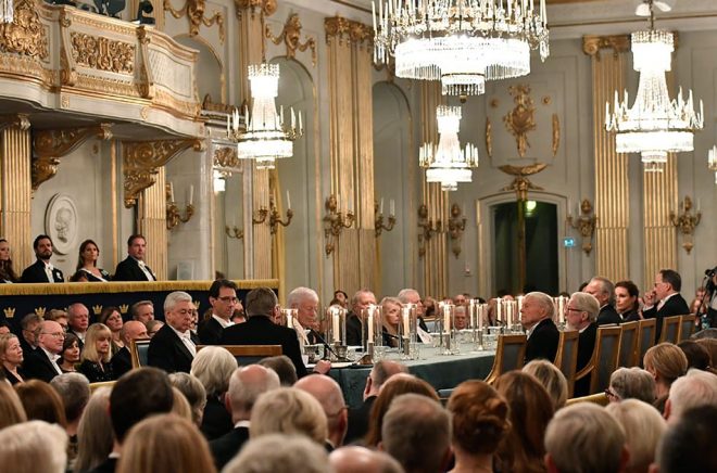 Svenska Akademiens årliga högtidssammankomst kommer att se annorlunda ut på torsdag jämfört med tidigare år. De nya ledamöterna håller inte tal över sina företrädare utan berättar om sig själva och sina verksamhetsområden. Foto: Jonas Ekströmer/TT