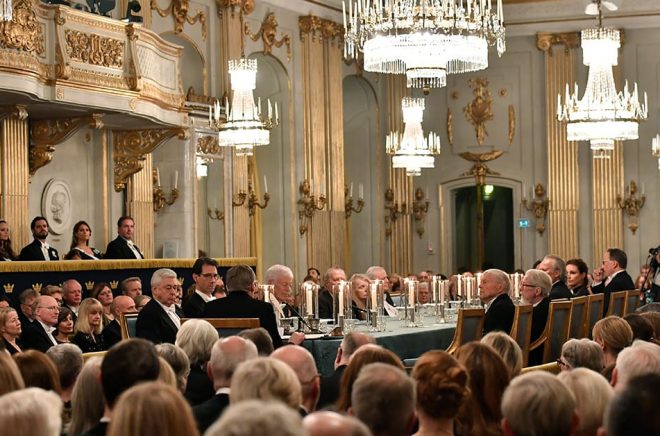 Svenska Akademiens årliga högtidssammankomst kommer att se annorlunda ut på torsdag jämfört med tidigare år. De nya ledamöterna håller inte tal över sina företrädare utan berättar om sig själva och sina verksamhetsområden. Foto: Jonas Ekströmer/TT