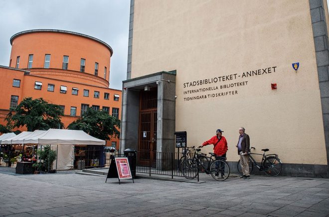 I september stängs Internationella biblioteket vid Odenplan i Stockholm. Verksamheten flyttas i stället till Kungsholmens stadsbibliotek och till Stadsarkivet i Liljeholmen. Foto: Simon Rehnström / SvD / TT.