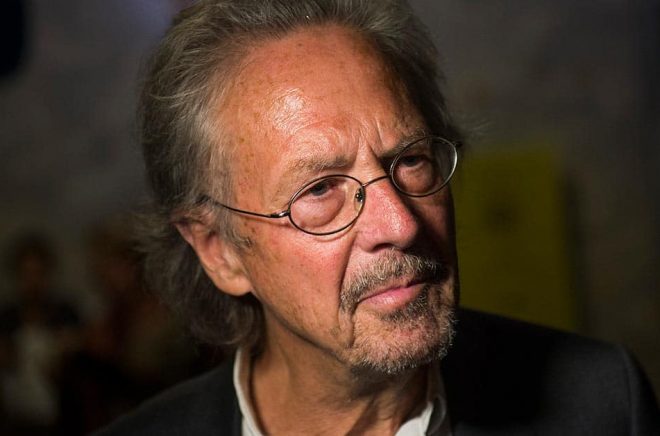 Österrikiske Peter Handke får Nobelpriset. Arkivbild: Fredrik Varfjell.