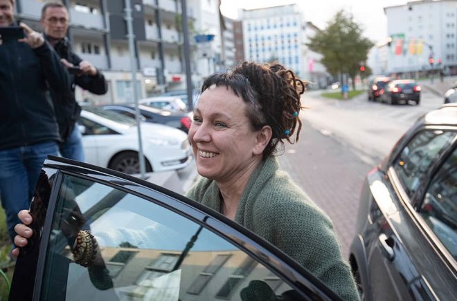 Olga Tokarczuk borde få Nobelpriset nästa år igen tycker hennes slovenske författarkollega Goran Vojnovic. Arkivbild: Friso Gentsch.