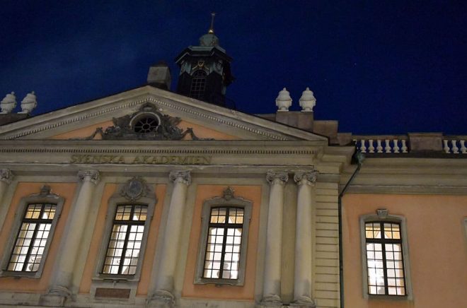 Svenska Akademien stämmer sajten Nordfront och kräver en miljon kronor i vite. Arkivbild: Jonas Ekströmer/TT.