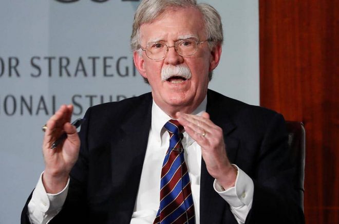 USA:s tidigare nationelle säkerhetsrådgivare John Bolton. Arkivbild: Pablo Martinez Monsivais/AP/TT.