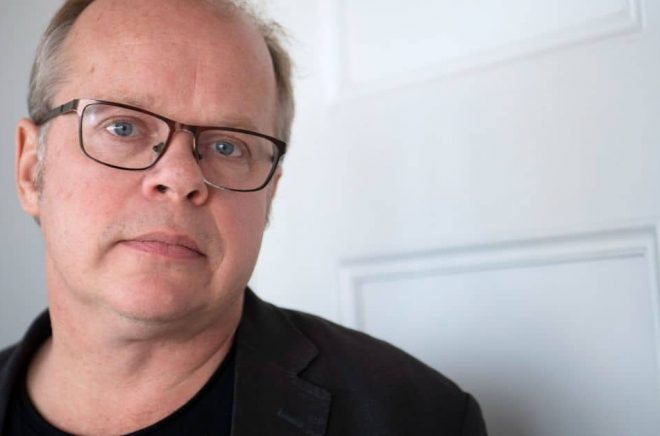 Magnus Västerbro har skrivit sin första skönlitterära bok. Foto: Fredrik Sandberg/TT