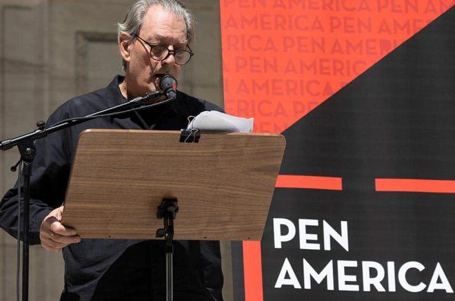 Paul Auster på en bild från augusti förra året. Foto: Yuki Iwamura/AP/TT.