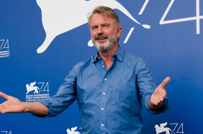 Skådespelaren Sam Neill 2017. Foto: Domenico Stinellis/AP/TT.