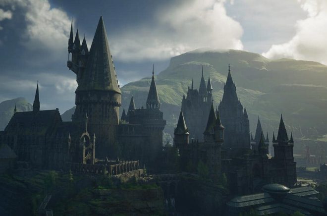 Trollkarlsskolan Hogwarts fortsätter att locka. Pressbild: Warner Bros Games.