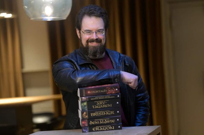 Christopher Paolini har sålt 40 miljoner exemplar av sina böcker om Eragon. Foto: FREDRIK SANDBERG/TT.