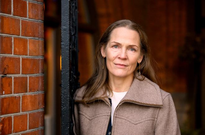 Den norska författaren Åsne Seierstad är aktuell med reportageboken ”Ofred: Ryssland inifrån”. Foto: Henrik Montgomery/TT.