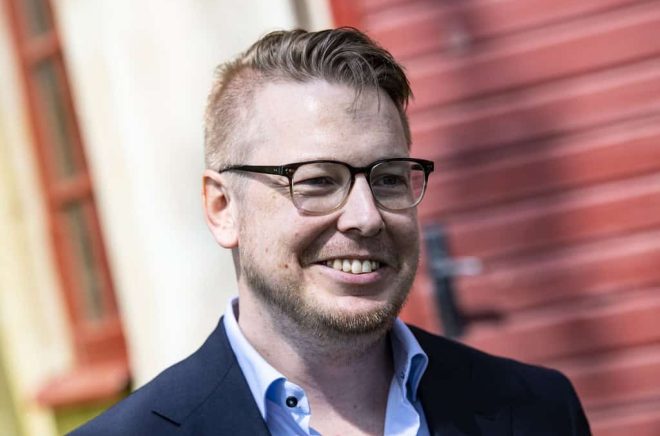 Fredrik Backman gör succé i USA – först nu kommer hans bok på svenska. Foto: Johan Nilsson/TT.