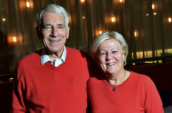 Donatorerna Thomas och Catharina Berman instiftade 2020 Bermanpriset. Nu anklagas de för att försökt stoppa årets pristagare. Foto: Jonas Ekströmer/TT.